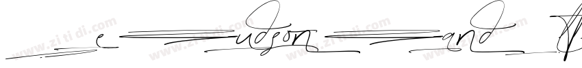 De Hudson Hand Alt字体转换